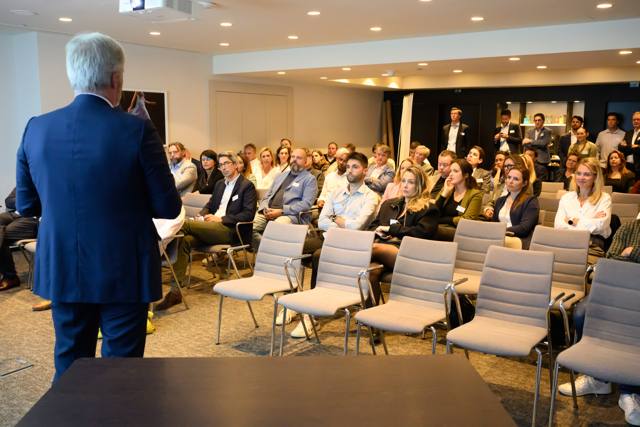 A speaker addressing the audience